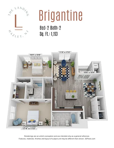 Floor plan Brigantine