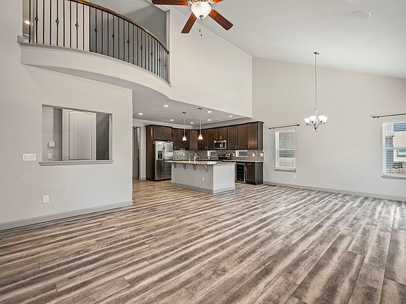 Great Room with Vaulted Ceiling
