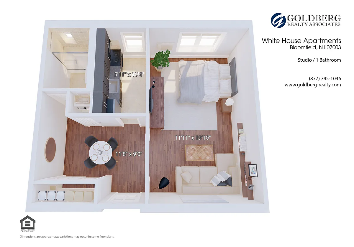 Floor plan Studio
