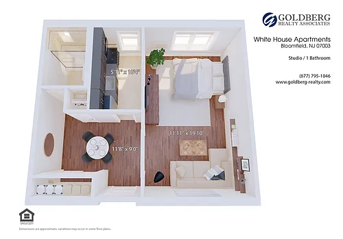 Floor plan Studio
