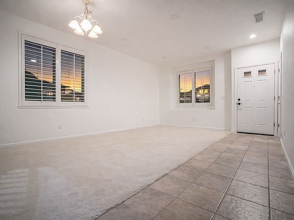 Large front entry and living room.
