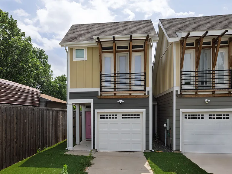 View of the outside of the unit and neighborhood.