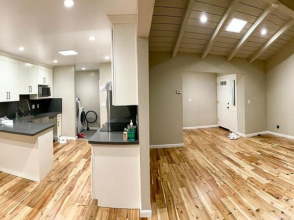 kitchen, dinning room and living room area
