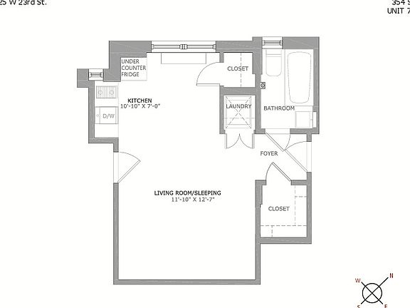 2nd image of 225 W 23rd St APT 7K