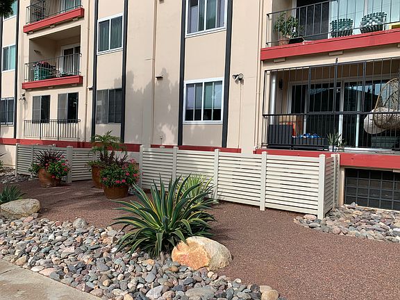 Outside of the building. It won an award for landscaping.