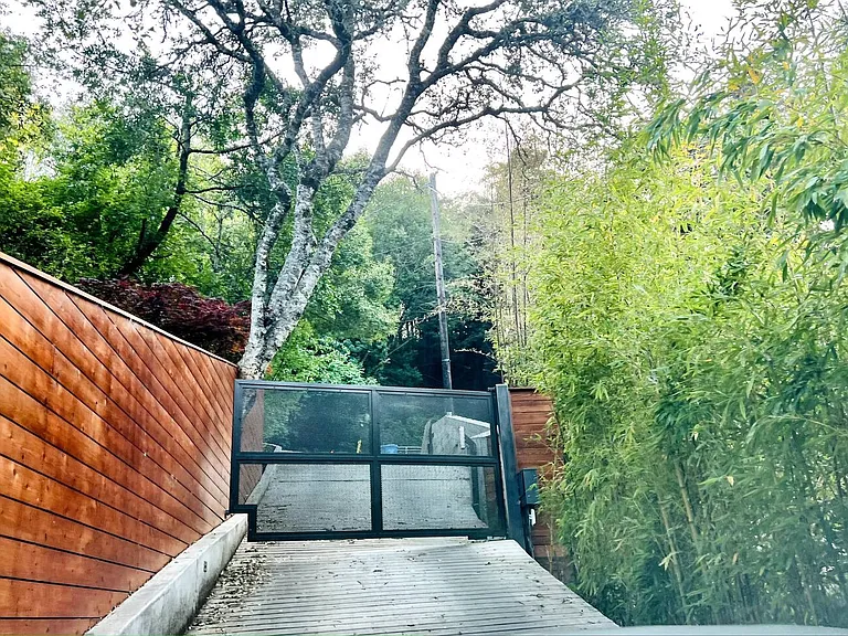 Gated driveway