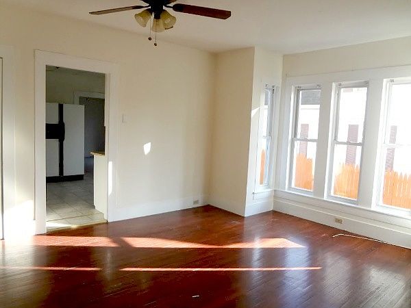 Hard wood flooring in living area!