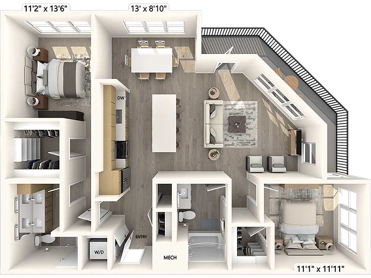 Floor plan B6a