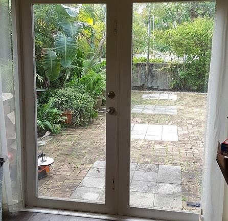 Garden View from Garage