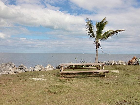 Picnic area at end of Street