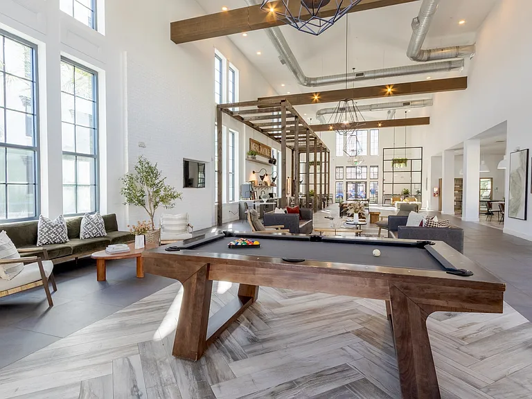Market-Style Community Lounge at The Merchant Apartments in Charleston, SC 29403