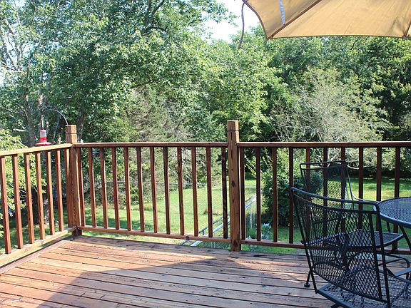 Deck & back yard
