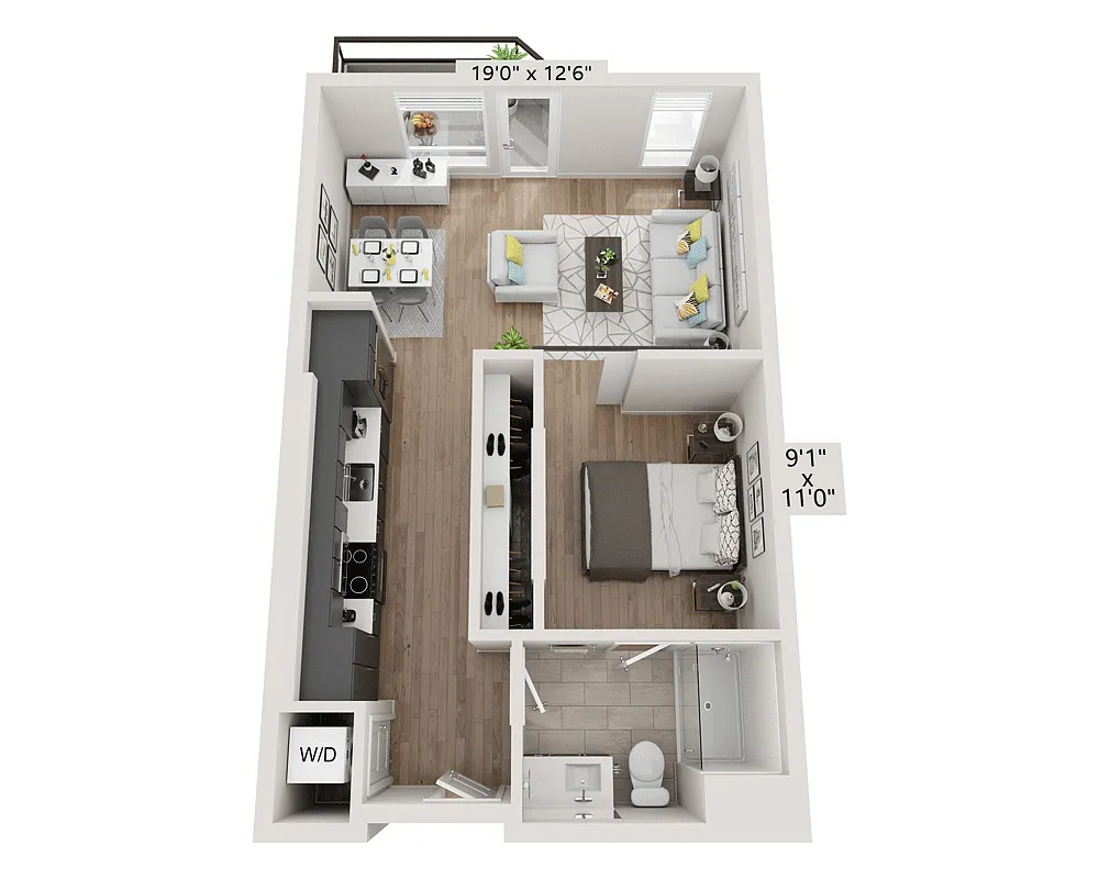 Floor plan A1AB