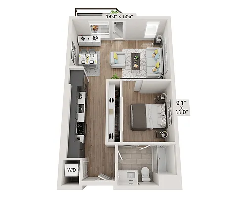 Floor plan A1AB