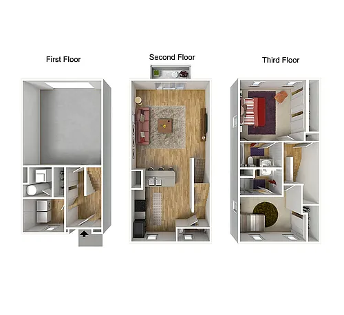 Floor plan Stansbury Townhouse