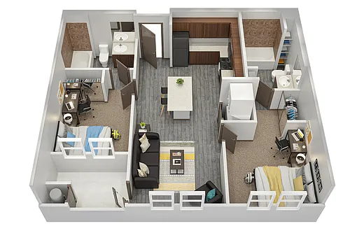 Floor plan B1