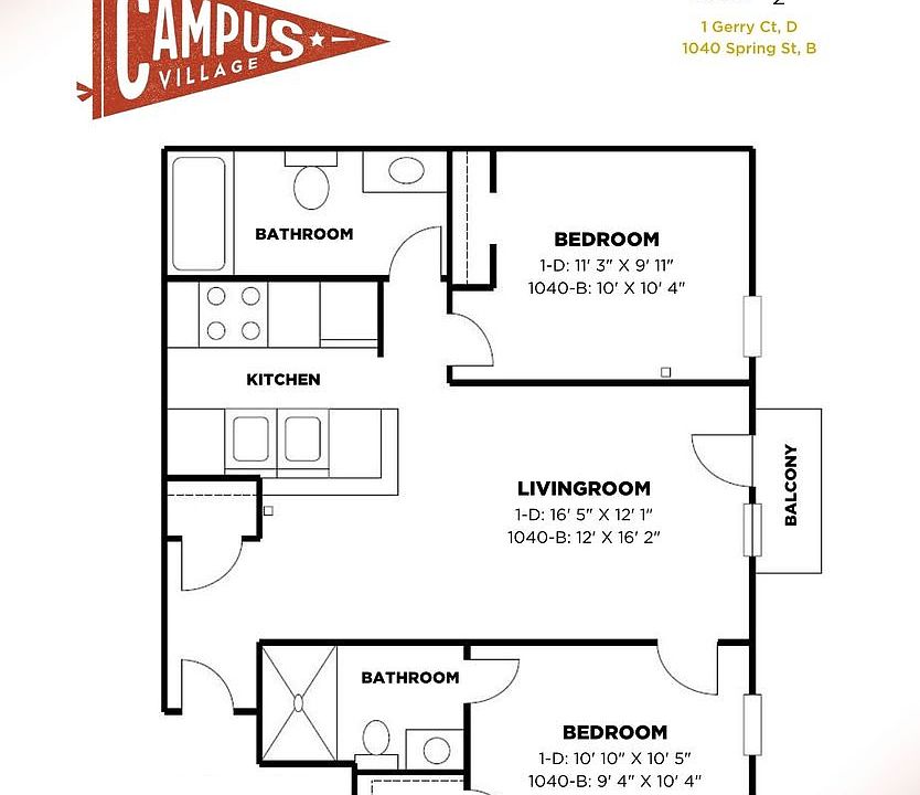 2nd image of 1040 Spring St APT B