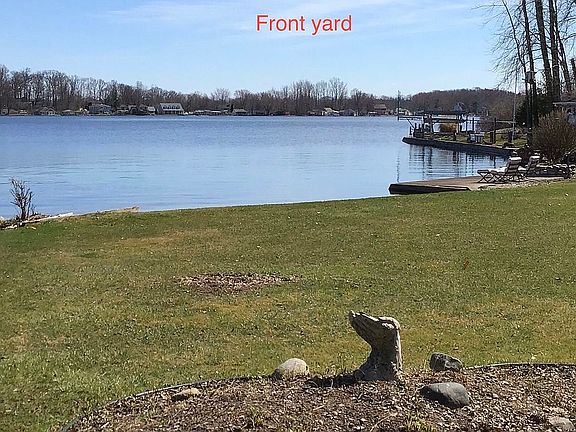patio/fire pit by the lake