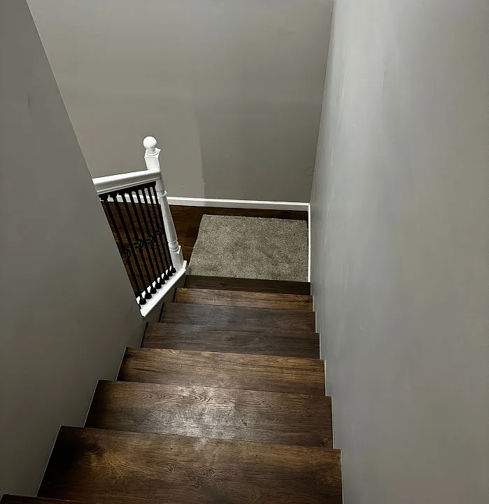 Staircase to upstairs bedrooms and bathrooms