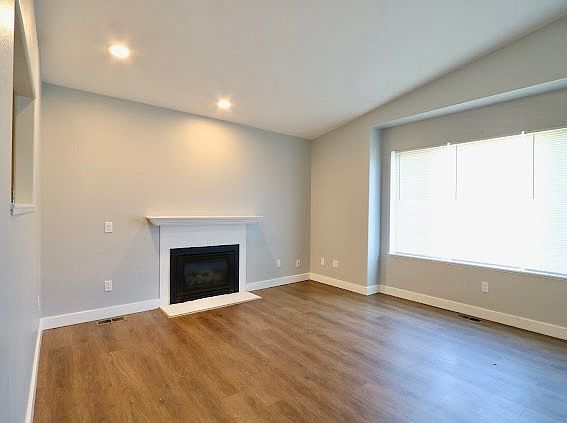 Living room with gas fireplace