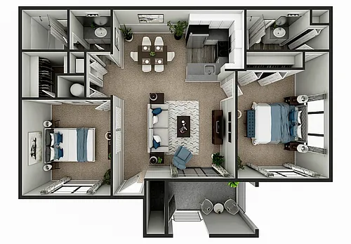 Floor plan CAMELIA RENOVATED