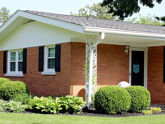 Navy door and shutters