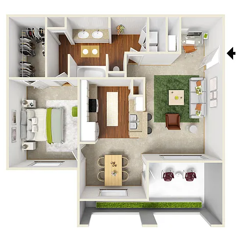 Floor plan San Luis