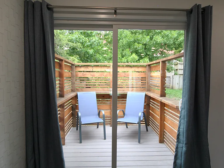 Private patio