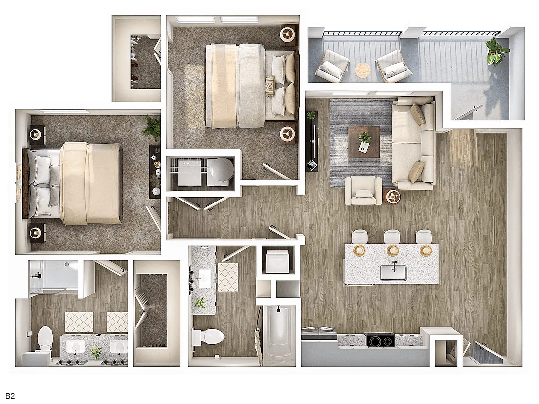 Floor plan B2