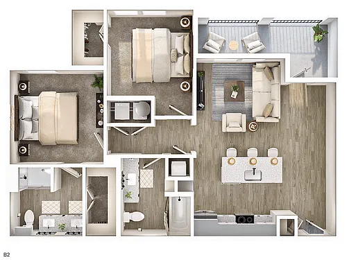 Floor plan B2
