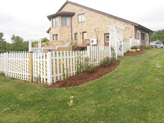 East side of the house