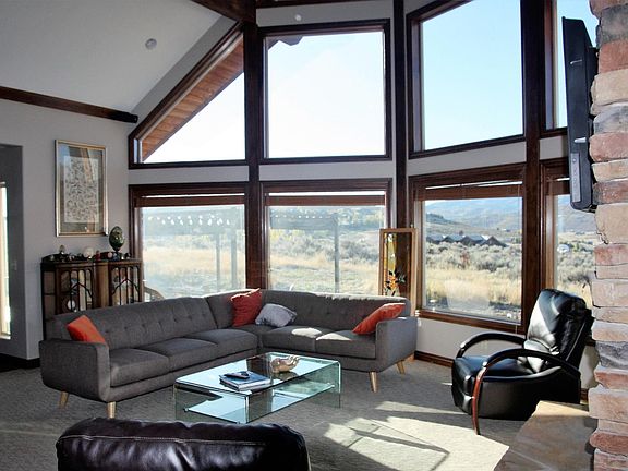 Living room. Large picture windows provide amazing views. Master bedroom overlooks this.