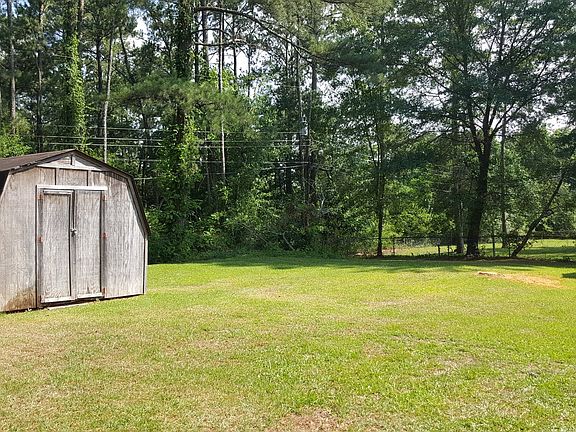 Large fenced backyard