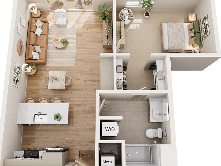 1 Bed 1 Bath in Glendale | 830 sq ft 1 Bed 1 Bath in Glendale | 830 sq ft