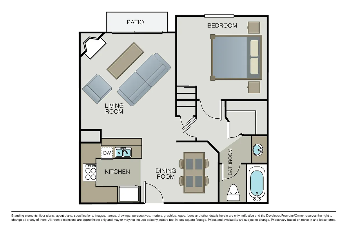 Floor plan Plan 1A