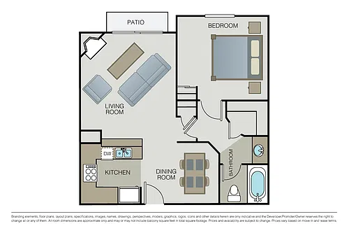 Floor plan Plan 1A