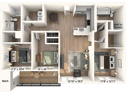 Floor plan CM03-1387sf