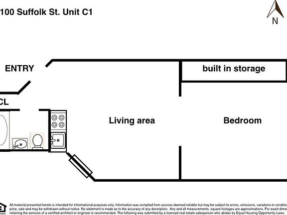 2nd image of 100 Suffolk St APT 1C