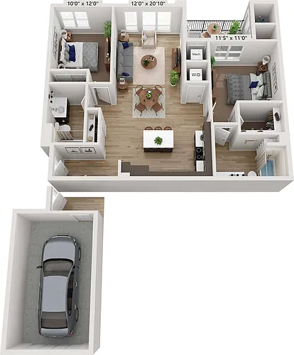 Floor plan B3