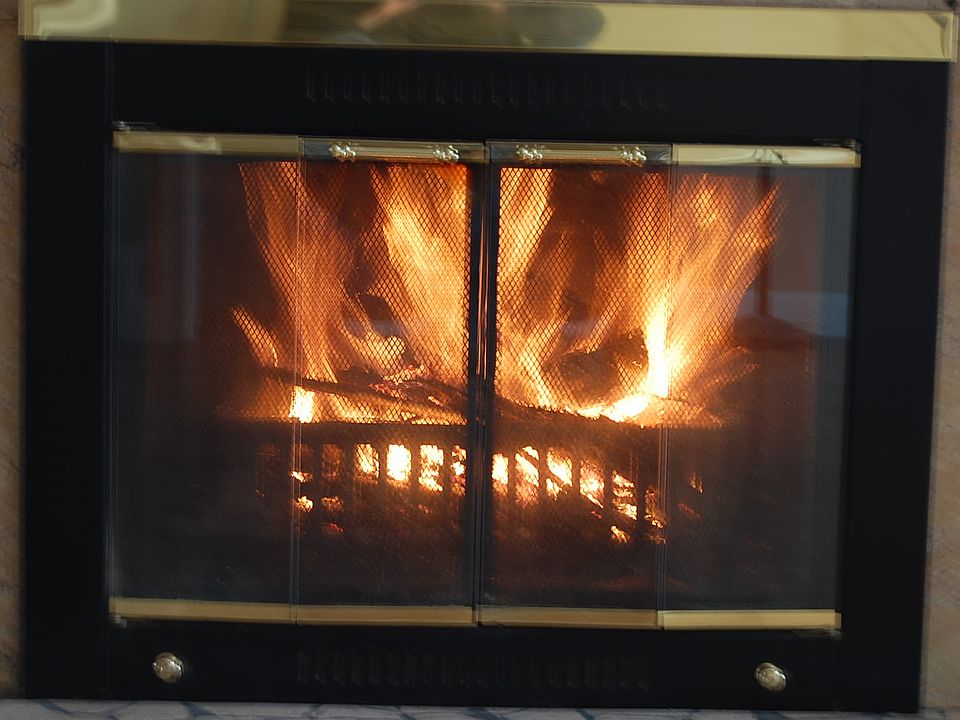 Wood Burning Fireplace!