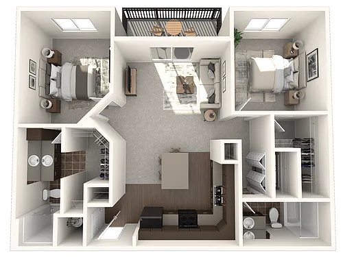 Floor plan Oxford - Garden Level
