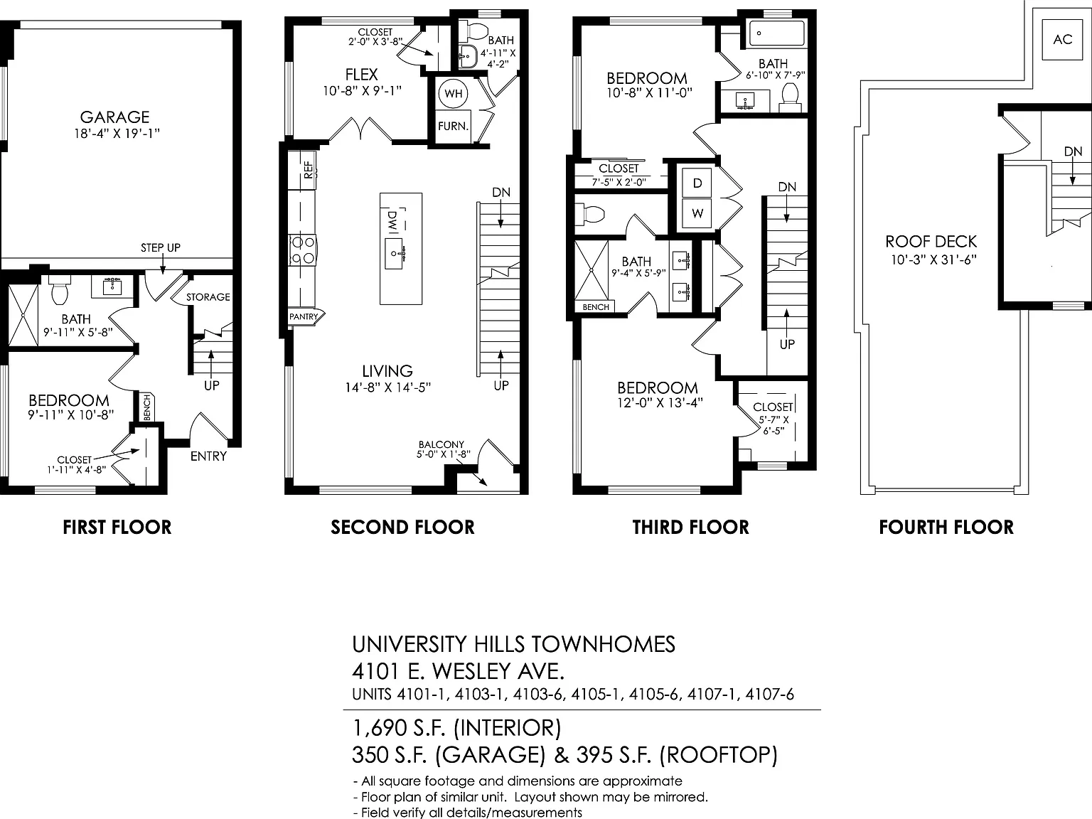 3 bed, 3.5 bath, 1690 sqft, $3,965 — Photo 3