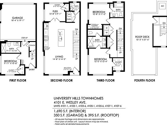 3rd image of 4107 E Wesley Ave #3