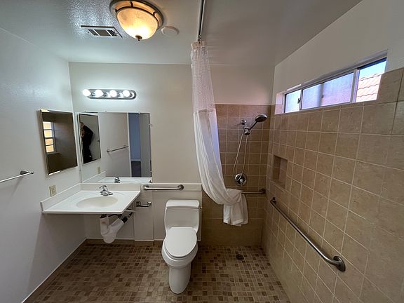 Accessible roll in shower