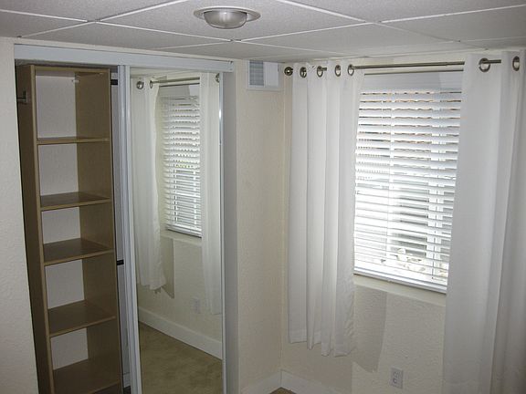Smaller 2nd Bedroom with built-in-closet & egress window