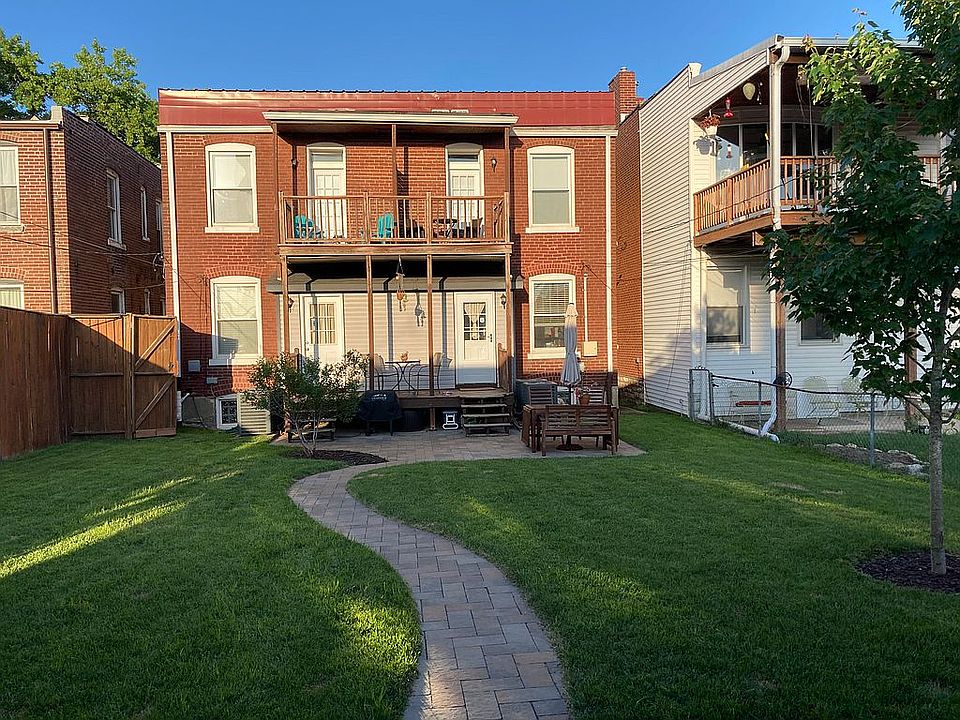 Back yard and deck