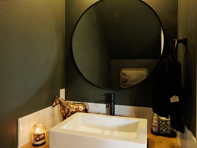 Downstairs half bath