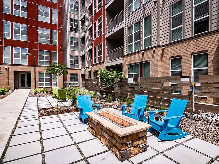 Outdoor lounge area
