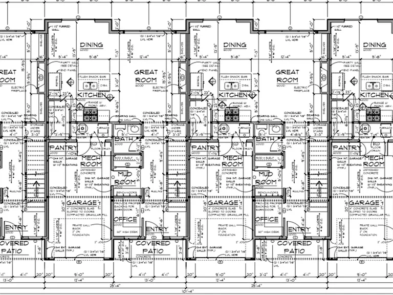 Whole Building- Main Level Floor Plans