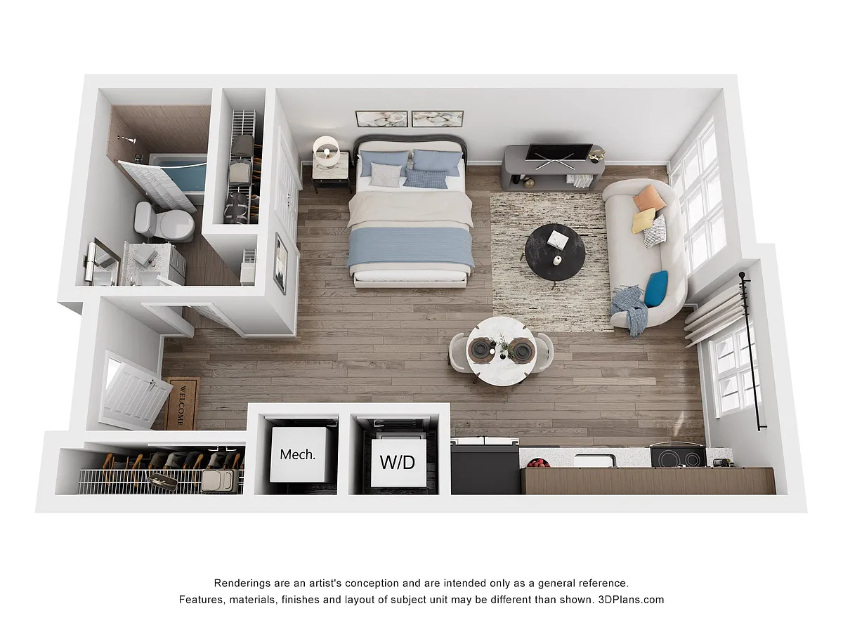 Floor plan Studio C